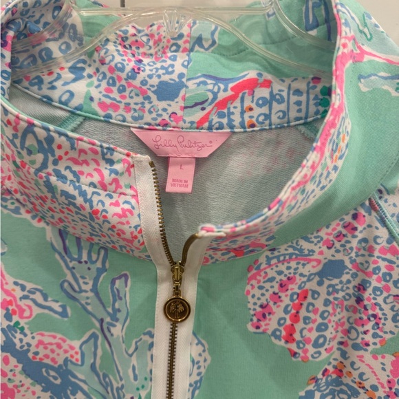 lily pulitzer coral popover size large - Picture 2 of 3